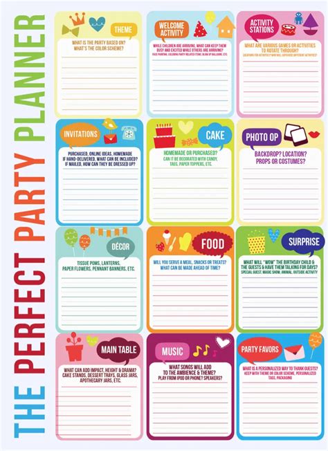 Party Planning Template 3