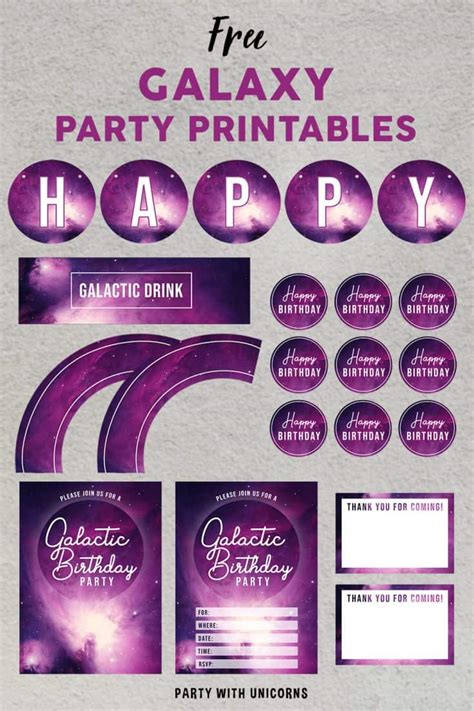 Party Printables Gallery 3