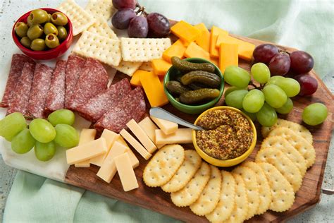 Party Tray with Variety of Cheeses