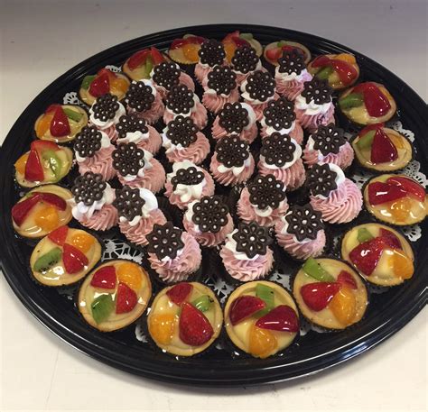 Party Tray with Desserts and Fruits