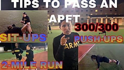 Pass APFT Tips