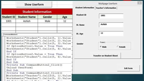 Example 4: Passing Variables to UserForm from Module in VBA