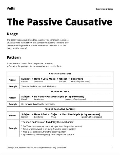 Passive Causative Structures