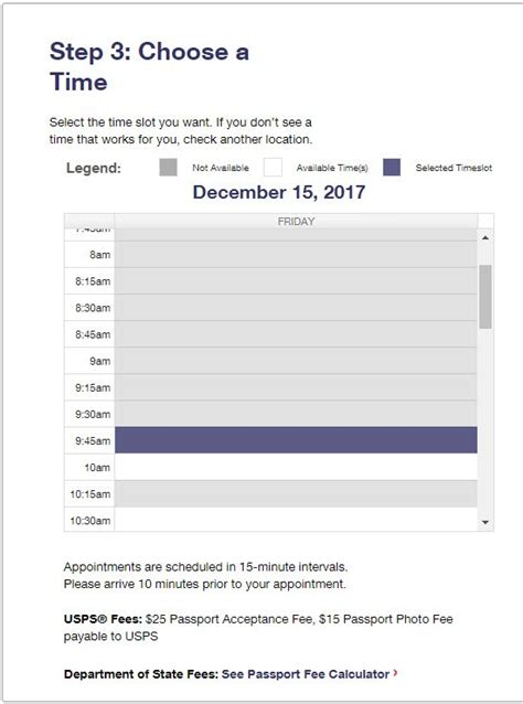 Passport Appointment Scheduling System