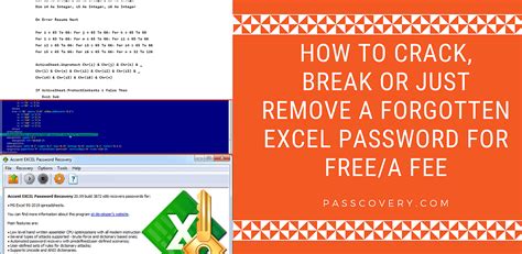 Password Cracking Tool for Excel