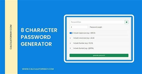 Password Generator 8