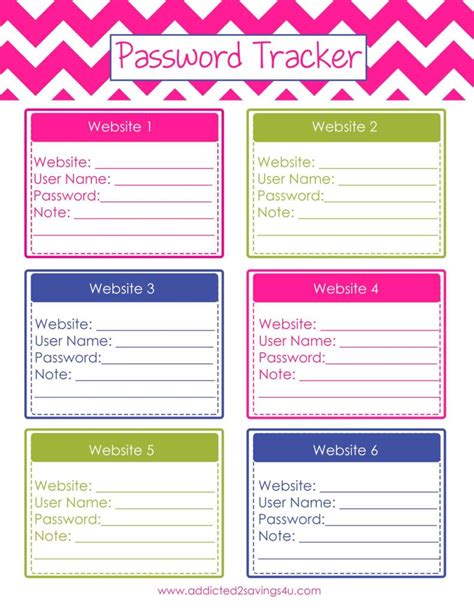 Password Log Template with Password Recovery System Example