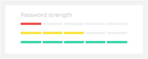 Password Log Template with Password Strength Indicators Example