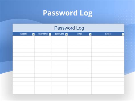 Password Manager in Excel