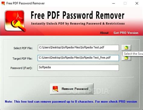 Password remover software