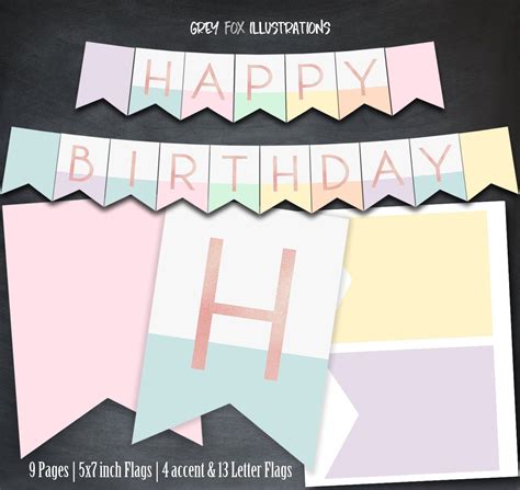 Pastel Birthday Template