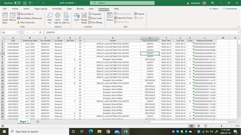 Pasting unique values in Excel