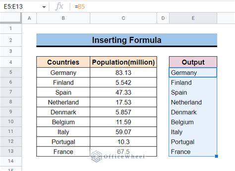 Pasting Values in Google Sheets Gallery