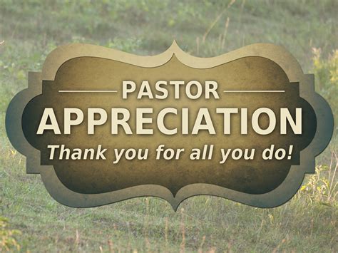 Pastor Appreciation Photos