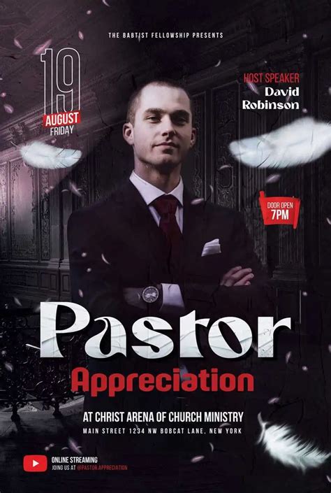 Pastor Appreciation Poster