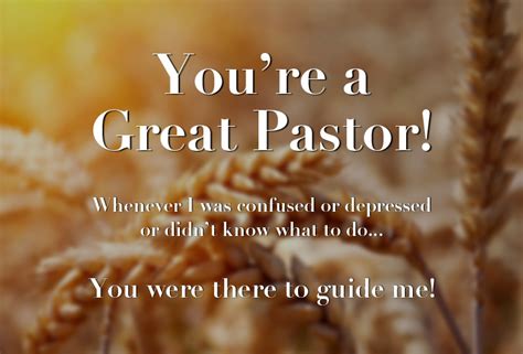 Pastor Appreciation Quotes and Sayings