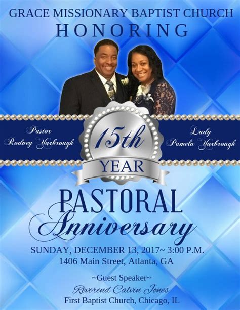 Pastoral Anniversary Program Planning