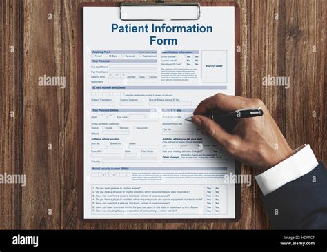 Patient Information Section