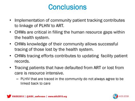 Patient Tracking Conclusion