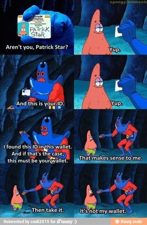 Patrick Wallet Meme Comedy