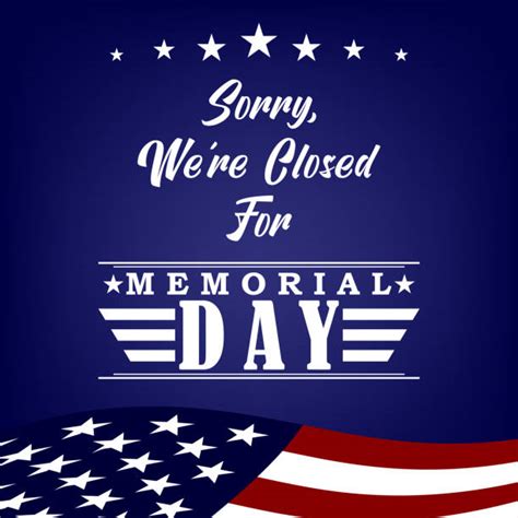 Patriotic Business Closure Sign