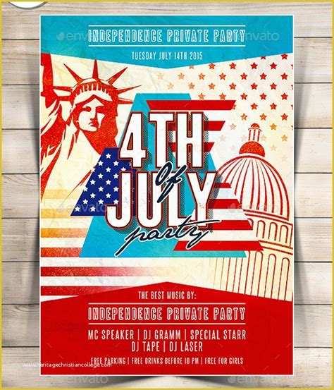 Patriotic Event Flyer Templates