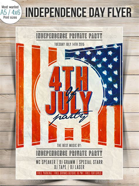 Patriotic Flyer Templates PDF