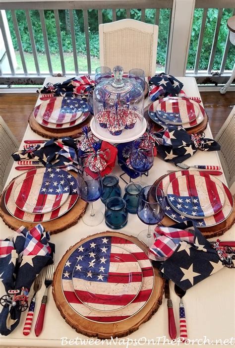 Patriotic Table Setting