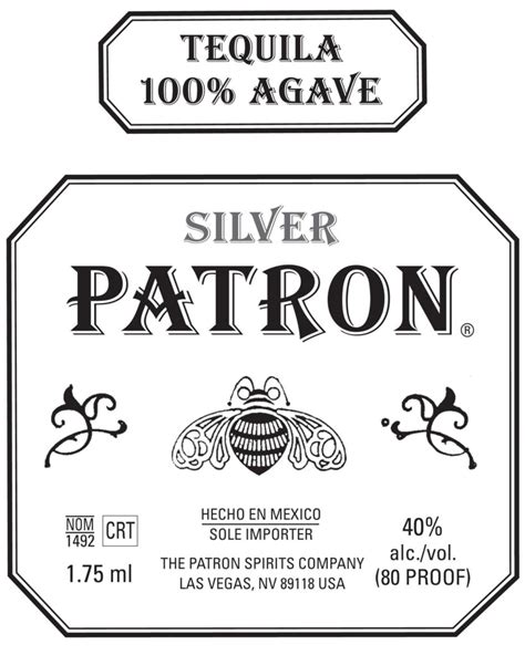 Patron Label Template 5