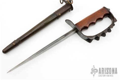 The British 'Patt 1917' Trench Knife was a sturdy and practical design