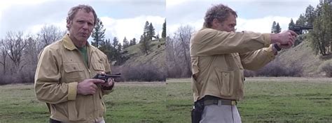 Paul Harrell at a shooting range