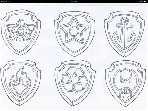 Paw Patrol Badge Template