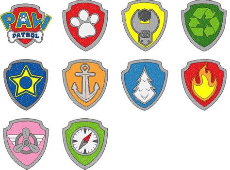 Paw Patrol Pups with Badges