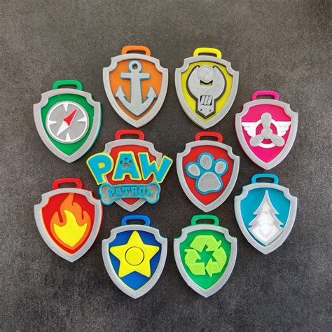 Paw Patrol badges collection