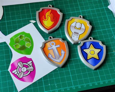 Paw Patrol badges for kids