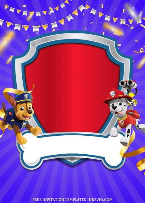 Paw Patrol Canva Template