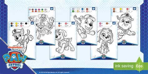 Paw Patrol Color Recognition Worksheet