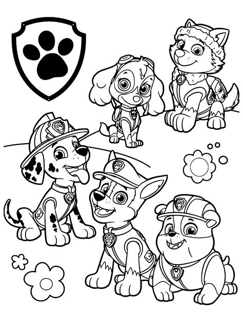 PAW Patrol Coloring Pages PDF