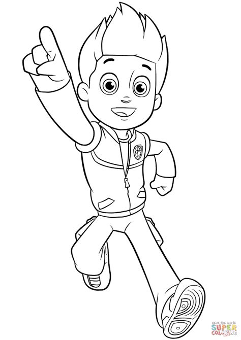 Ryder coloring page