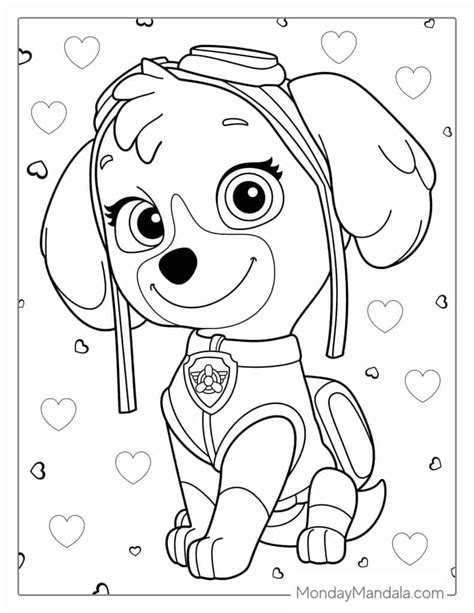 Skye coloring page