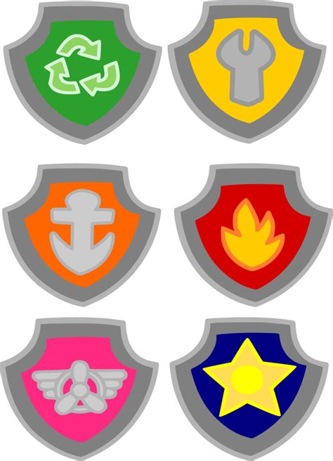 Paw Patrol Printable Badges for Kids