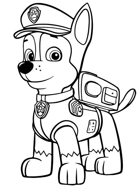 PAW Patrol Printable Coloring Pages