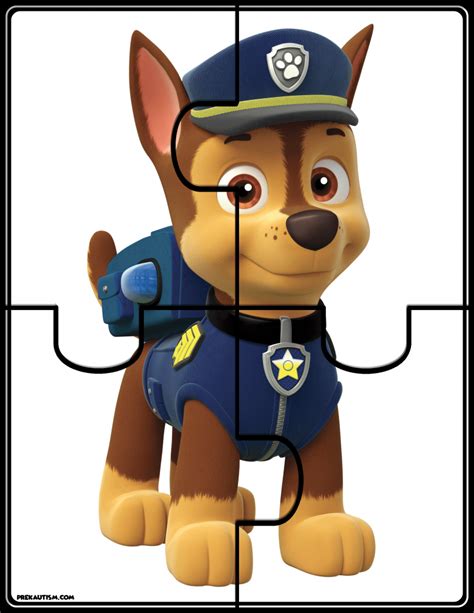 Paw Patrol printable puzzles