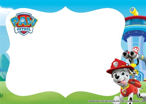 Paw Patrol printable templates