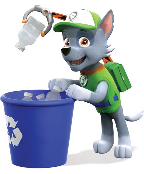 Rocky Paw Patrol recycling center diorama template