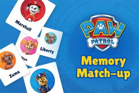 Paw Patrol Rocky tools matching game