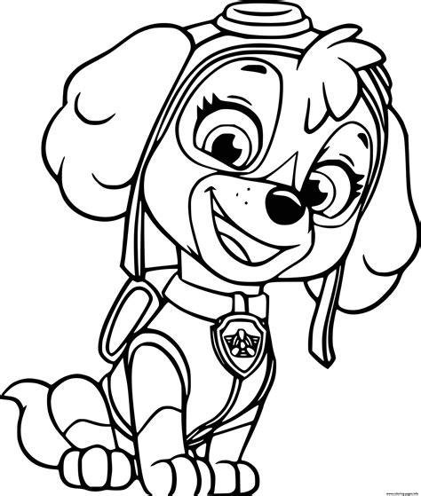 Paw Patrol Skye Printable