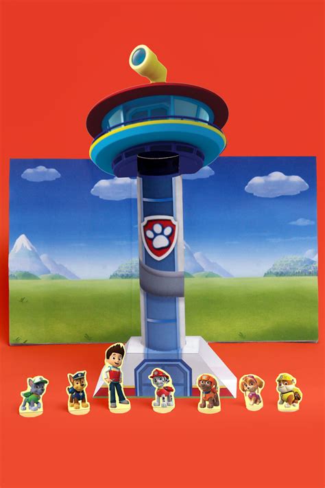 Paw Patrol Tower Template