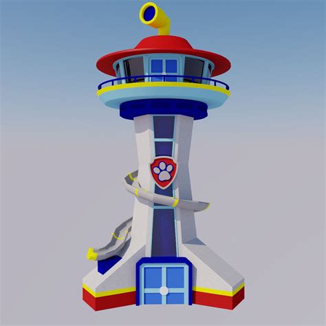 Paw Patrol Tower Template for Kids