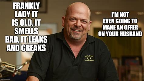 Rick Harrison's skeptical expression